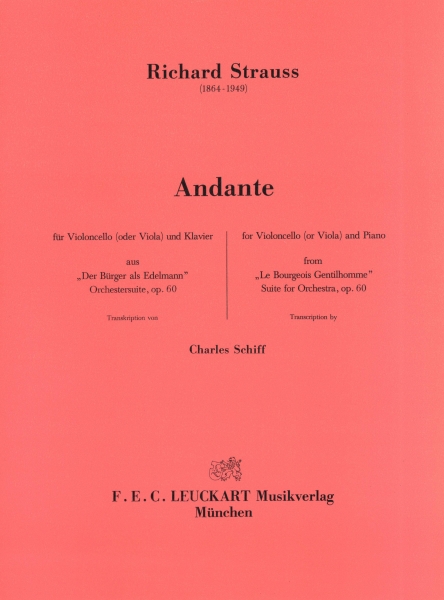 Andante aus "Der Bürger als Edelmann" op. 60