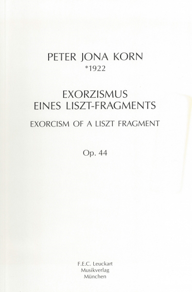 Exorzismus eines Liszt-Fragments op. 44