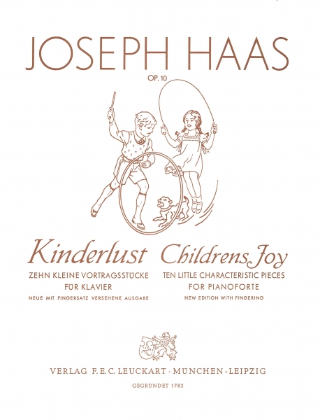Kinderlust zehn kleine Vortragsstücke op. 10