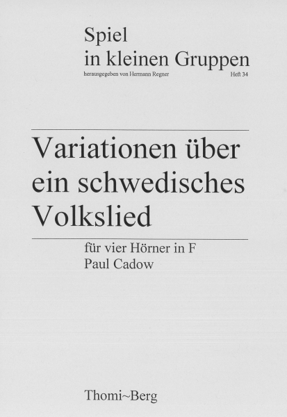Variationen über ein schwedisches Volkslied