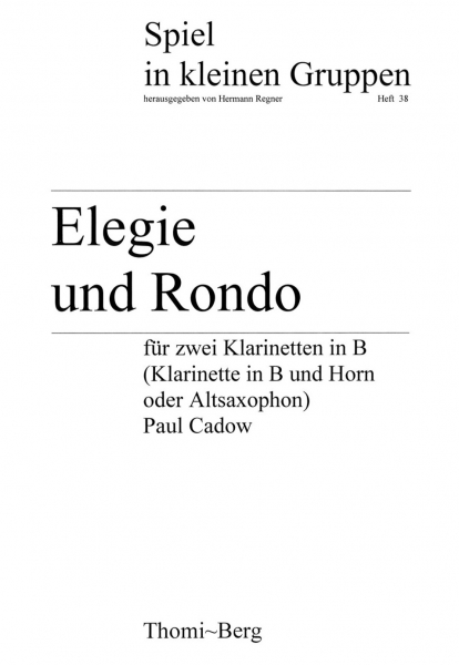 Elegie und Rondo