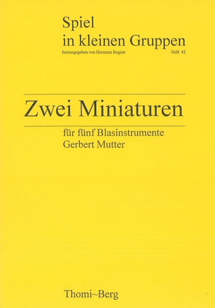 Zwei Miniaturen