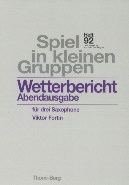 Wetterbericht Abendausgabe