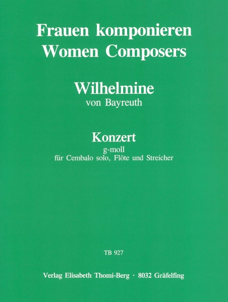 Konzert g-moll - Partitur
