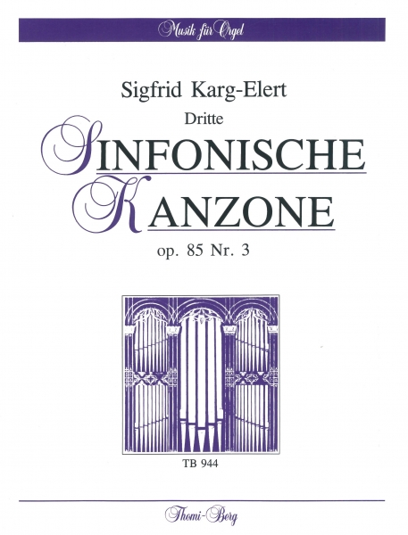 Dritte sinfonische Kanzone op. 85 Nr. 3
