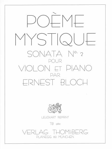 Poème Mystique Sonate No. 2