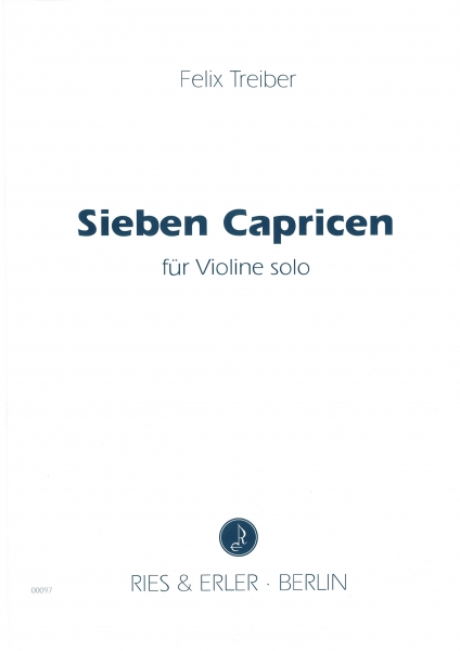 Sieben Capricen for solo violin (pdf-Download)