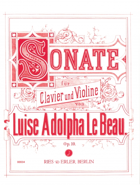 Sonata op. 10 for violin and piano (pdf-Download)