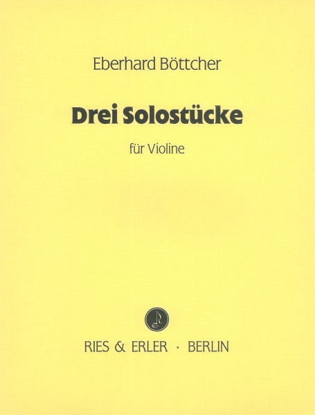 Drei Solostücke für Violine (pdf-Download)