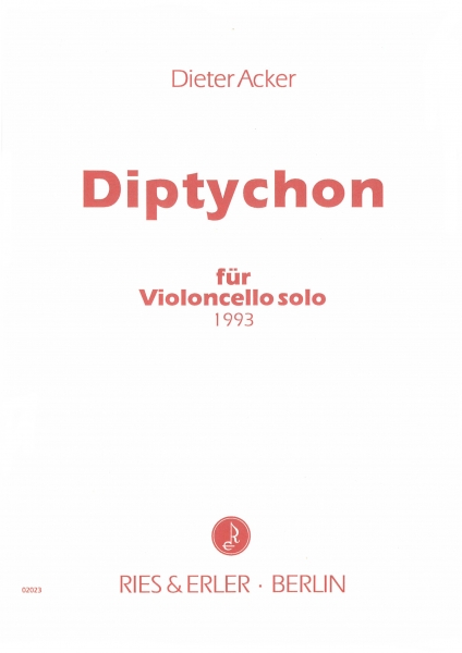 Diptychon für Violoncello solo
