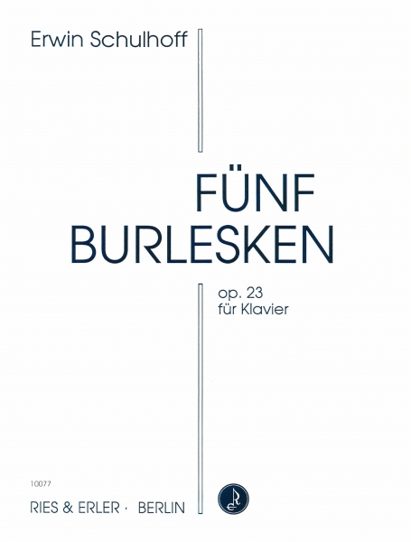Five burlesques op. 23 for piano