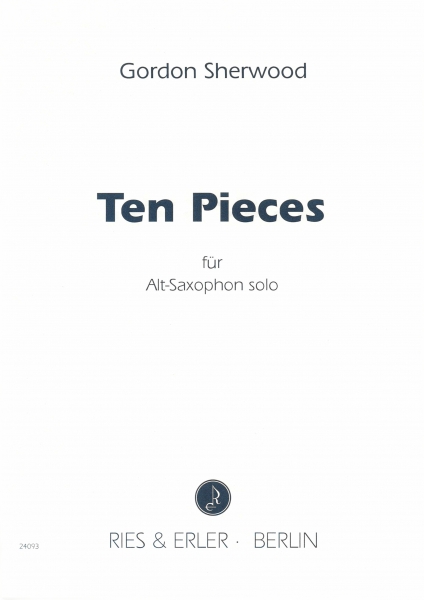 Ten Pieces für Alt-Saxophon solo (pdf-Download)