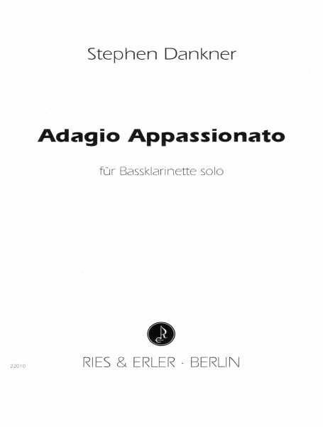 Adagio Apassionata für Bassklarinette solo (pdf-Download)