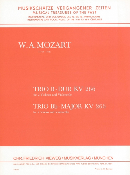 Trio B-Dur KV 266