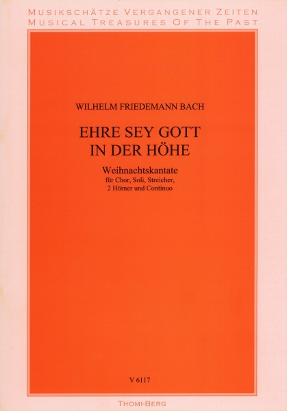 Ehre sey Gott in der Höhe - Weihnachtskantate (Partitur)