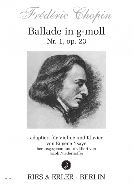 Ballade in g-Moll Nr. 1, op. 23 adaptiert für Violine und Klavier