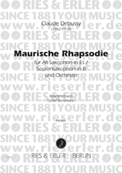 Maurische Rhapsodie für Alt-Saxophon und Orchester (LM)