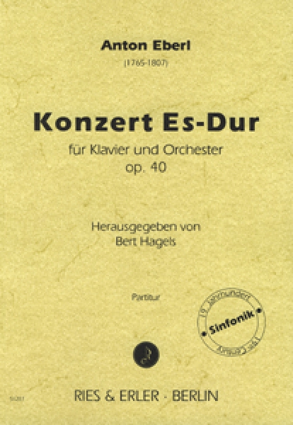 Konzert Es-Dur für Klavier und Orchester op. 40