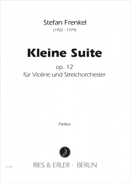 Kleine Suite für Violine und Streichorchester op. 12 (LM)