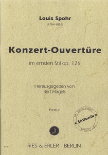 Konzert-Ouvertüre "Im ernsten Stil" op. 126 für Orchester