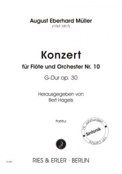 Konzert für Flöte und Orchester Nr. 10 G-Dur op. 30