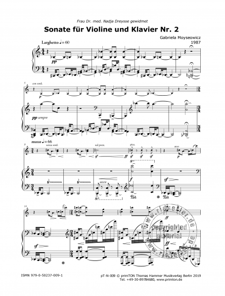 Sonate für Violine und Klavier Nr. 2