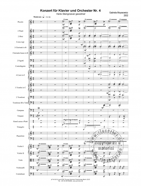 Konzert für Klavier und Orchester Nr. 4