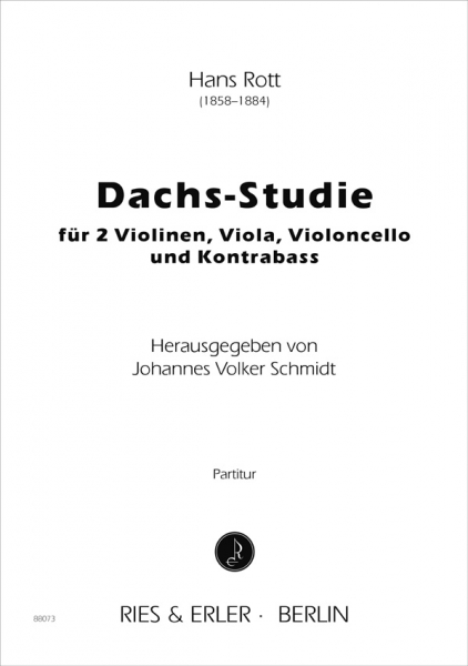 Dachs-Studie für 2 Violinen, Viola, Violoncello und Kontrabass (LM)