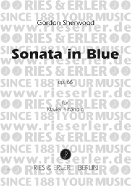 Sonata in Blue op. 66 für Klavier 4-händig
