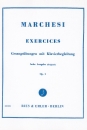 Exercises - Gesangsübungen mit Klavierbegleitung op. 1 -hohe Ausgabe-