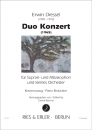 Duo Konzert (1965) für Sopran- und Altsaxophon und kleines Orchester (KA)