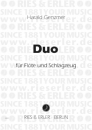 Duo für Flöte und Schlagzeug GeWV 298